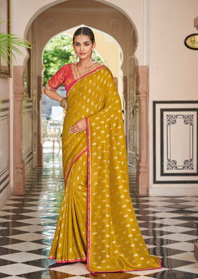 Butta overall saree paired with position print+ hand gota embroidered blouse-22041